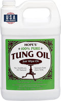 100% Pure Tung Oil, Natural Food Safe Wood Finish & Sealer 128 Fl Oz