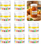 10 Rolls 2500 Pcs Restaurant Quality Shelf Life Food Rotation Labels Vinyl 2” x 3” Self-Adhesive Removable Freezer