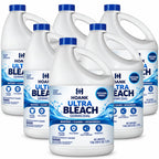 (6 Gallons Ultra Germicidal Liquid Bleach - For Laundry, Disinfecting, Sanitizing, Deodorizing, Mold & Mildew Stain