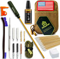 9mm Pistol Basics Single-Caliber Cleaning Kit, Handgun Cleaning kit for .357 .38 with 9mm Gun Snakes in Molle Pouch |