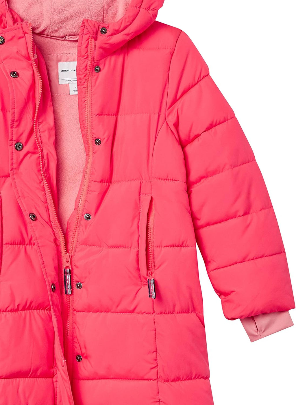Girls and Toddlers' Long Heavyweight Hooded Puffer Jacket