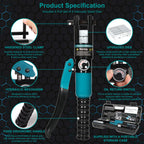 Brileine 10 Tons Hydraulic Crimping Tool and Cable Cutter