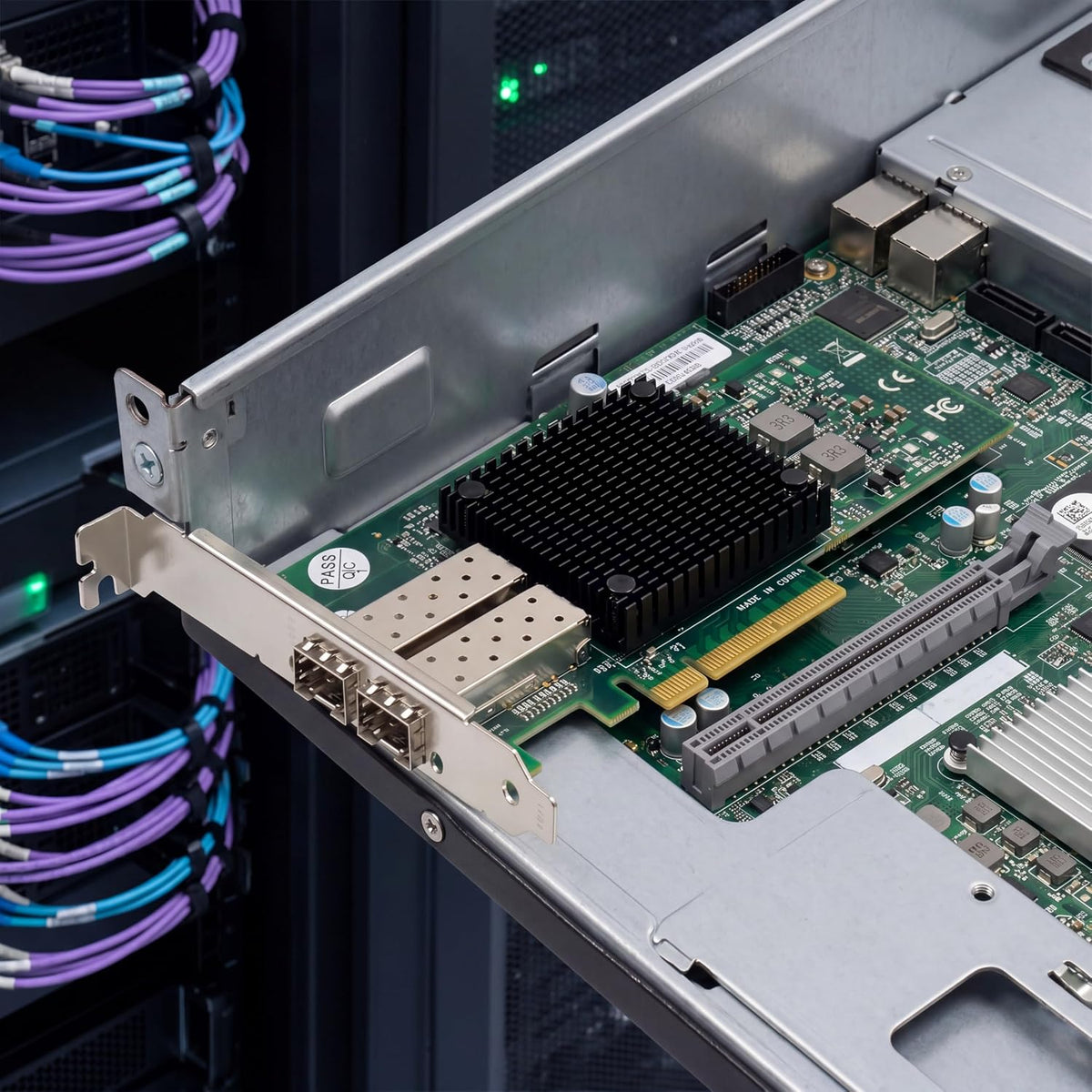 Dual-10Gb SFP+ PCI-E Network Card NIC, Mellanox ConnectX-3 PCI-e 3.0 X8 PCI Express 10 Gigabit Ethernet Server NIC (ST7286-10GB)