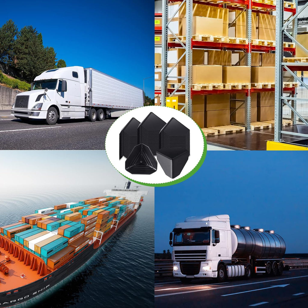 200 Pcs Shipping Box Corner Protectors Plastic Cardboard Corner Protectors Packaging Edge Guards Heavy Duty Express