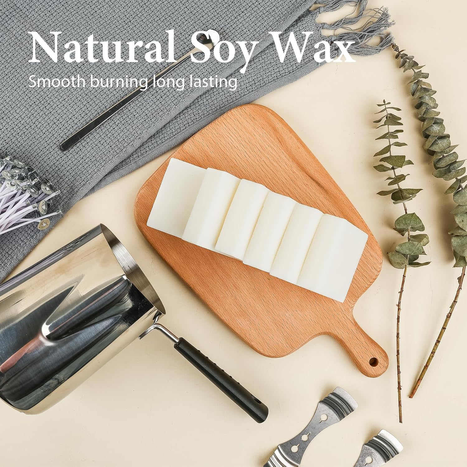 Candle Making Kit,Candle Making Kit with Wax Melter, Complete Candle Making Kit for Adults Beginners, Candle Making