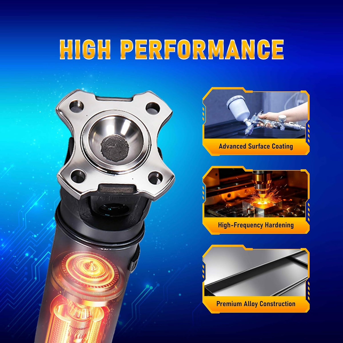 Rear Drive shaft Assembly Propeller Shaft 80.35''