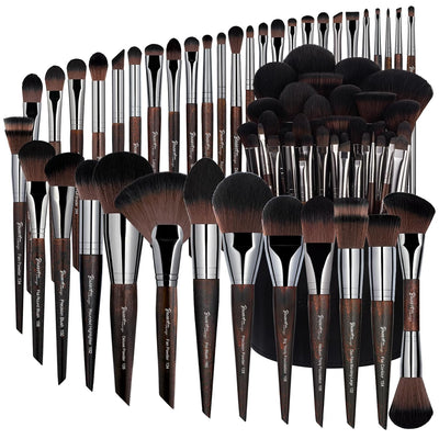 38Pcs Professional Makeup Brushes Set,Extra Large Holder