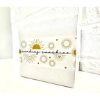 Mailed It Designer Sending Sunshine Packing Tape, Cute Packaging Tape for Small Business Shipping, Bulk Roll 2" x 330 Ft