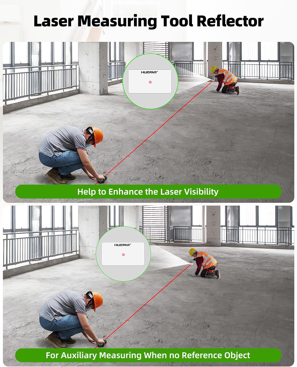 Professional Dual Laser Measuring Tool 393ft, 5 Years Warranty, Rechargeable Bilateral Laser Measurement Tool, Laser