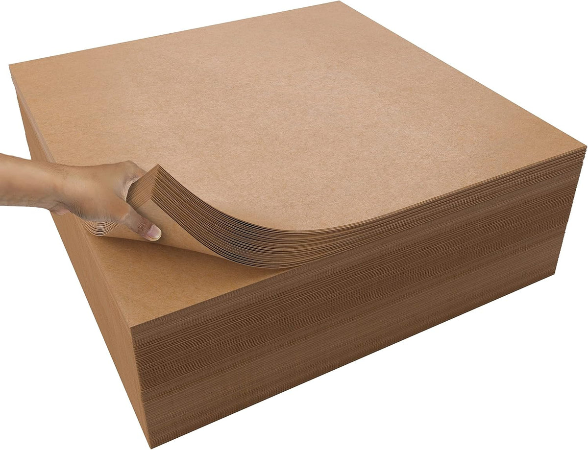 Kraft Paper Sheets, 15 x 15 in., 480 Sheets, 80 GSM Brown