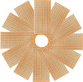 YUNGUI 50X100mm PCB Boards,12Pcs Copper Stripboards Prototype Perfboard for DIY Soldering Electronic Projects