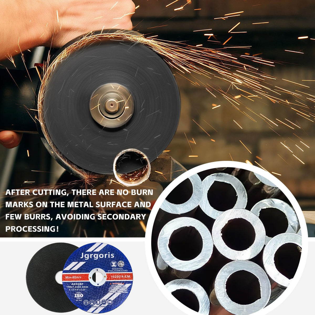 6 Inch Cut Off Wheels, .045" Ultra-Thin Angle Grinder Cutting Disc, 54 Pack