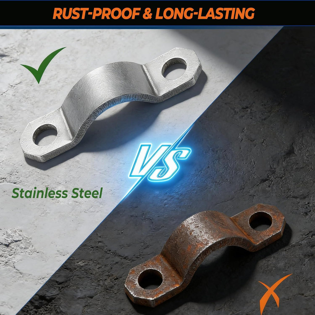 45U0505 Stainless U-Joint Strap Kit for GM 3R Series