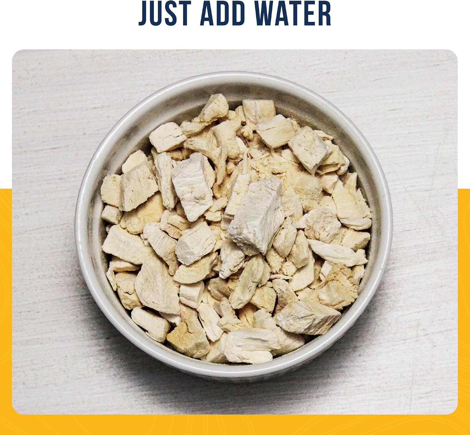 Cooked Freeze Dried White Meat Chicken Dices Can | Emergency Food Supply, Everyday Meals, 15 Servings