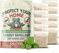 10‑Pack Peppermint Oil Mouse Repellent Pouches, Pet‑Safe Indoor Outdoor | Pest Deterrent, Prevents Squirrels Spider