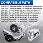 3PCS Engine Motor Mount Set Compatible with Chevy Cobalt HHR G5 G4