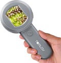 P10 Microscope for Adults Kids, 100X Illuminated Jewelers Loupe | 2" Screen, 16MP Camera, USB PC Viewing, Digital