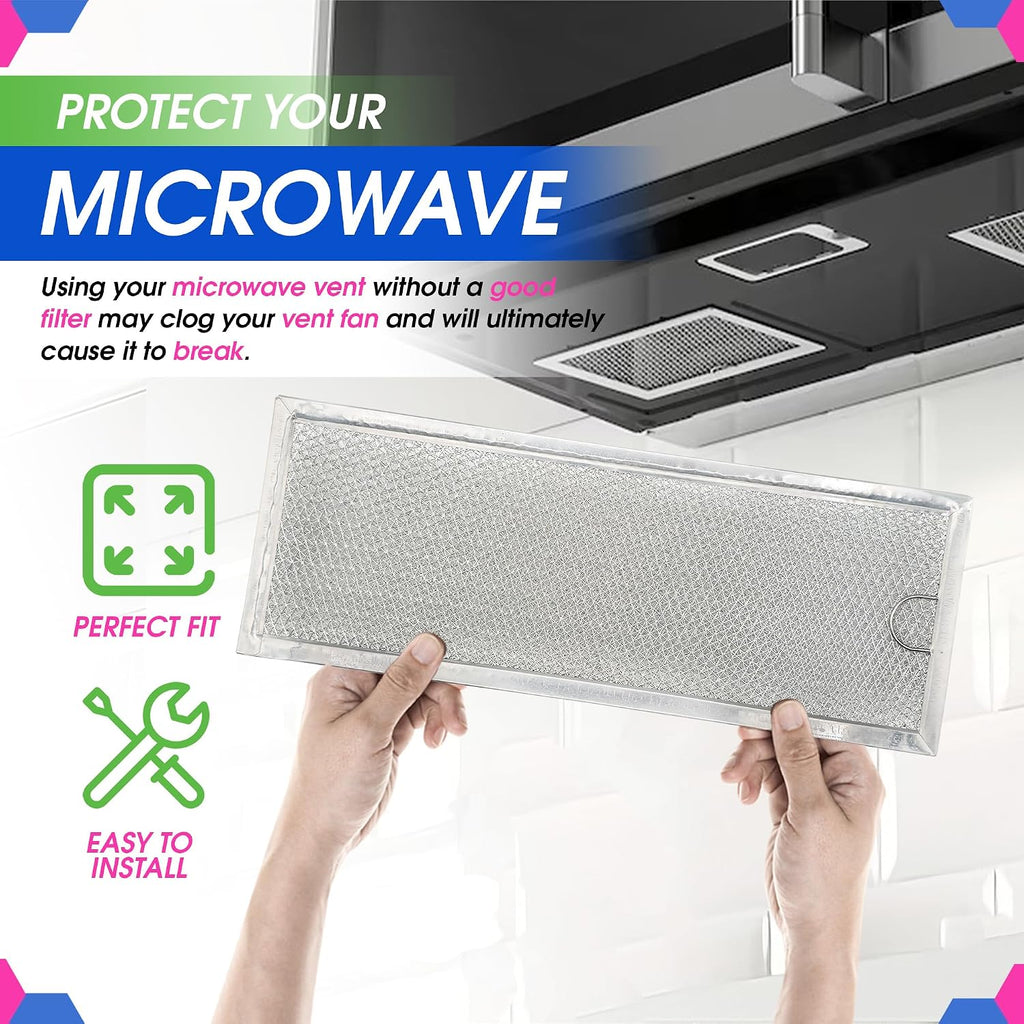 Bagean Microwave Filter 13" x 4.7" Fit's GE WB06X10288 Oven Grease Filters