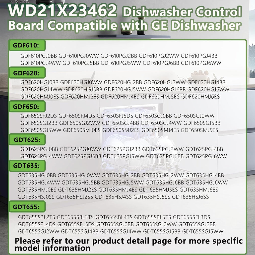 WD21X31902C WD21X23462 Dishwasher User Interface Control Board fit for GE