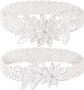 Wedding Garters for Bride Lace Garter Set with Faux Pearl