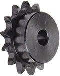Browning 50B14 Minimum Bore Roller Chain Sprocket, Single Strand, Steel, 5/8" Stocked Bore, 14 Teeth