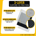 Refrigerator Air Filter for LG LFX29937ST (3-Pack)