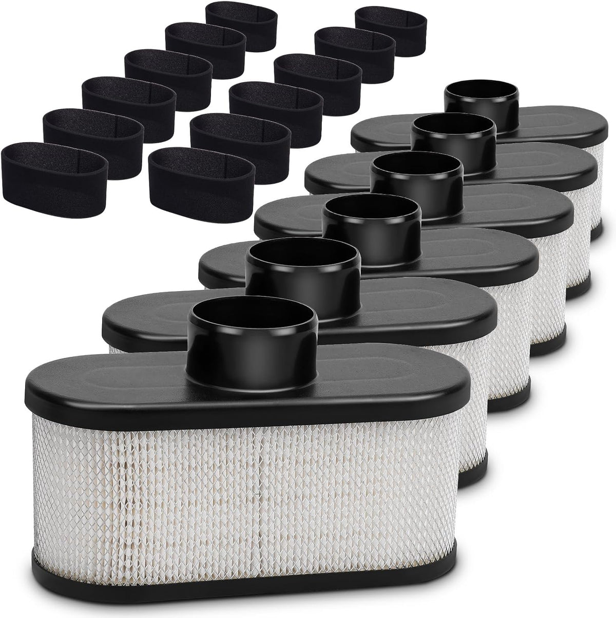 6 Packs 11013-0752 Air Filter FR691V with Pre Filter 11013-7046