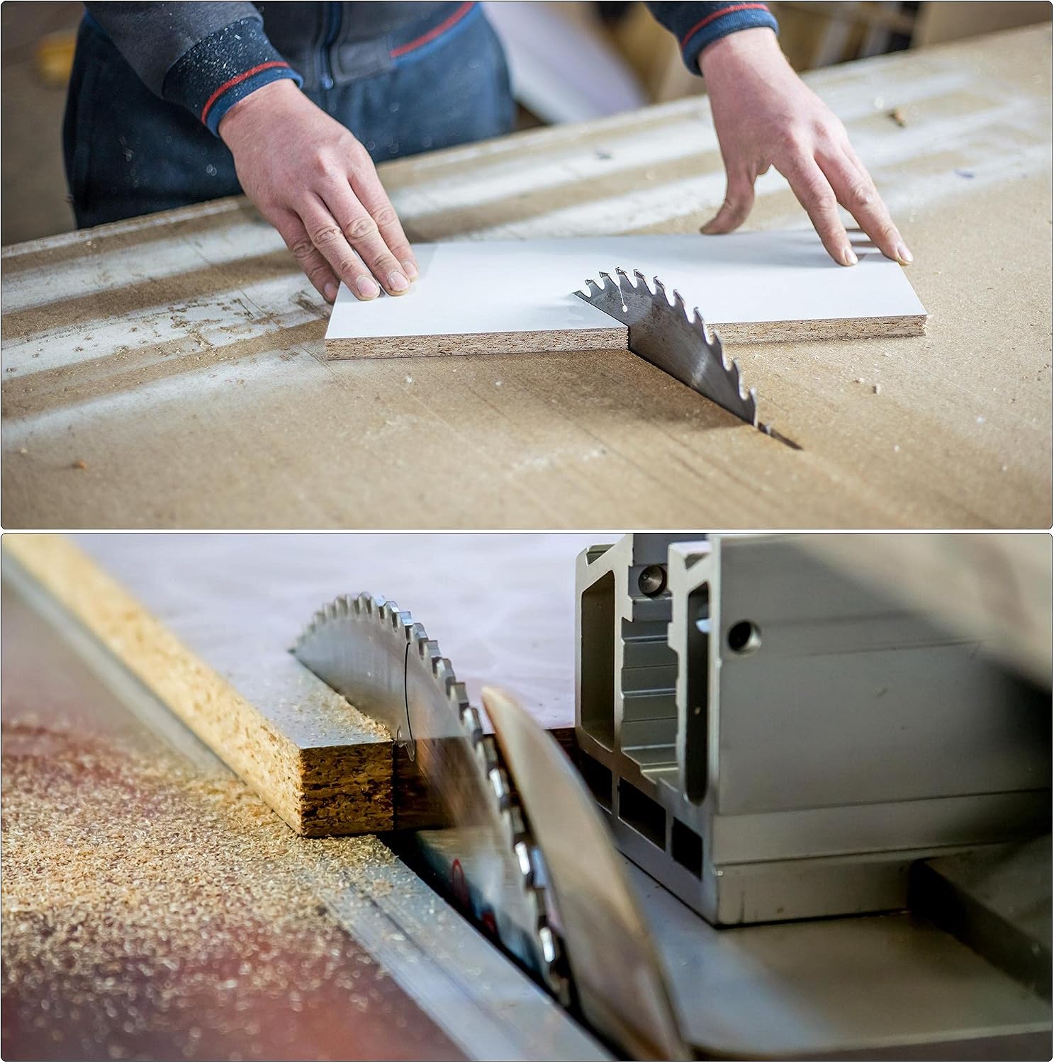 6" Circular Saw Blade, 60T 1" Arbor with 7/8" Ring, Wood TCT Carbide Tipped Slitting Saw