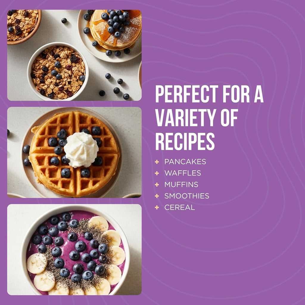 Freeze-Dried Whole Blueberries Can | Emergency Food Supply, 26 Servings, 30 Year Shelf Life, Great for Cooking