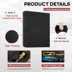 4‑Pack Pick and Pluck Foam Insert, Pre‑Cube Customizable Foam