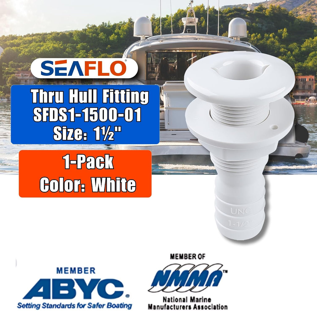 SEAFLO Thru Hull Fittings (1-1/2")
