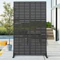 Metal Privacy Screen Outdoor Privacy Fence for Patio Balcony Deck Garden
