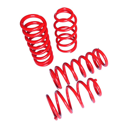 1.8"F/1.8"R Lowering Springs RED For 93-02 Camaro