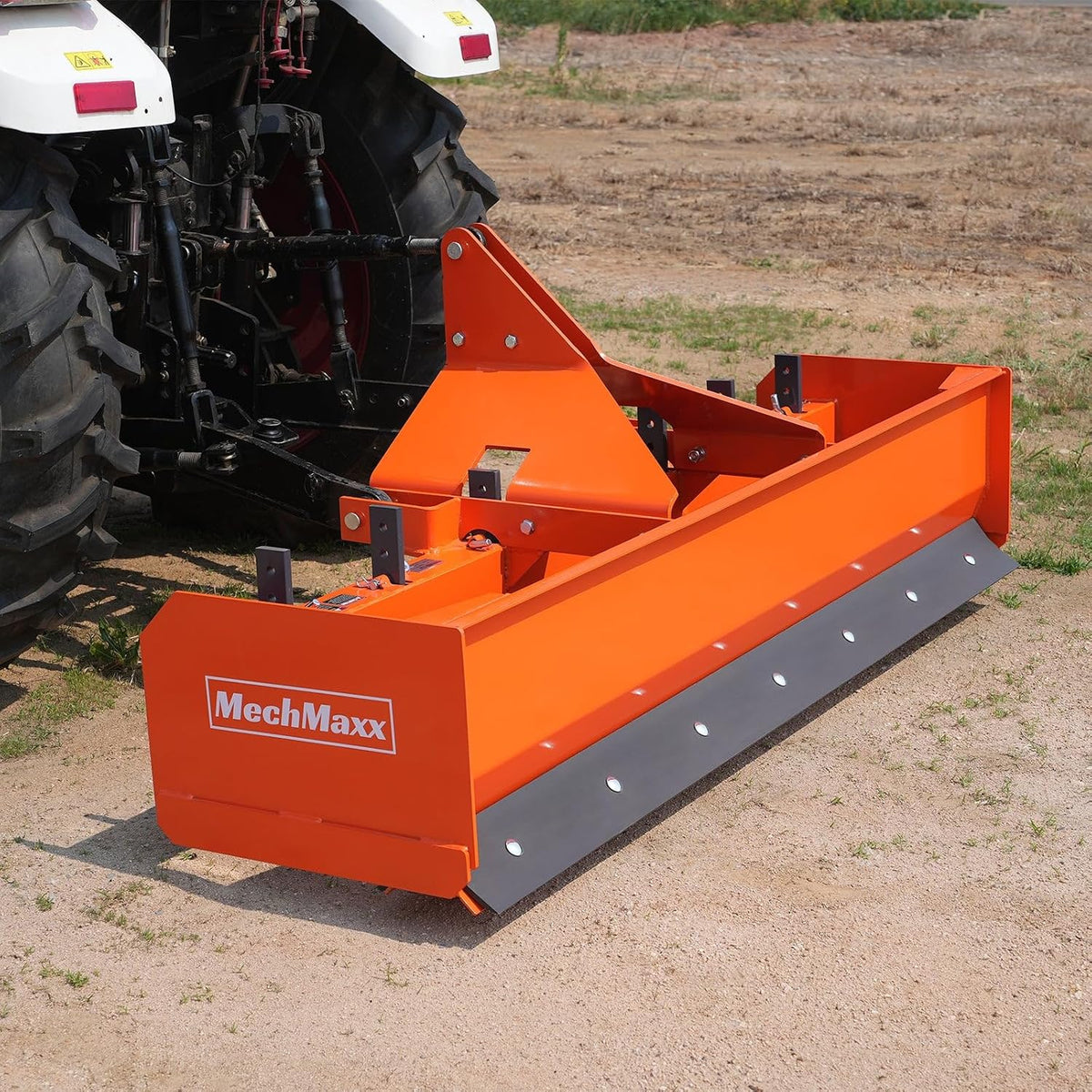 84" Box Blade Scraper with 7 Shanks 3 Point Hitch Tractor Attachment, Model BB84