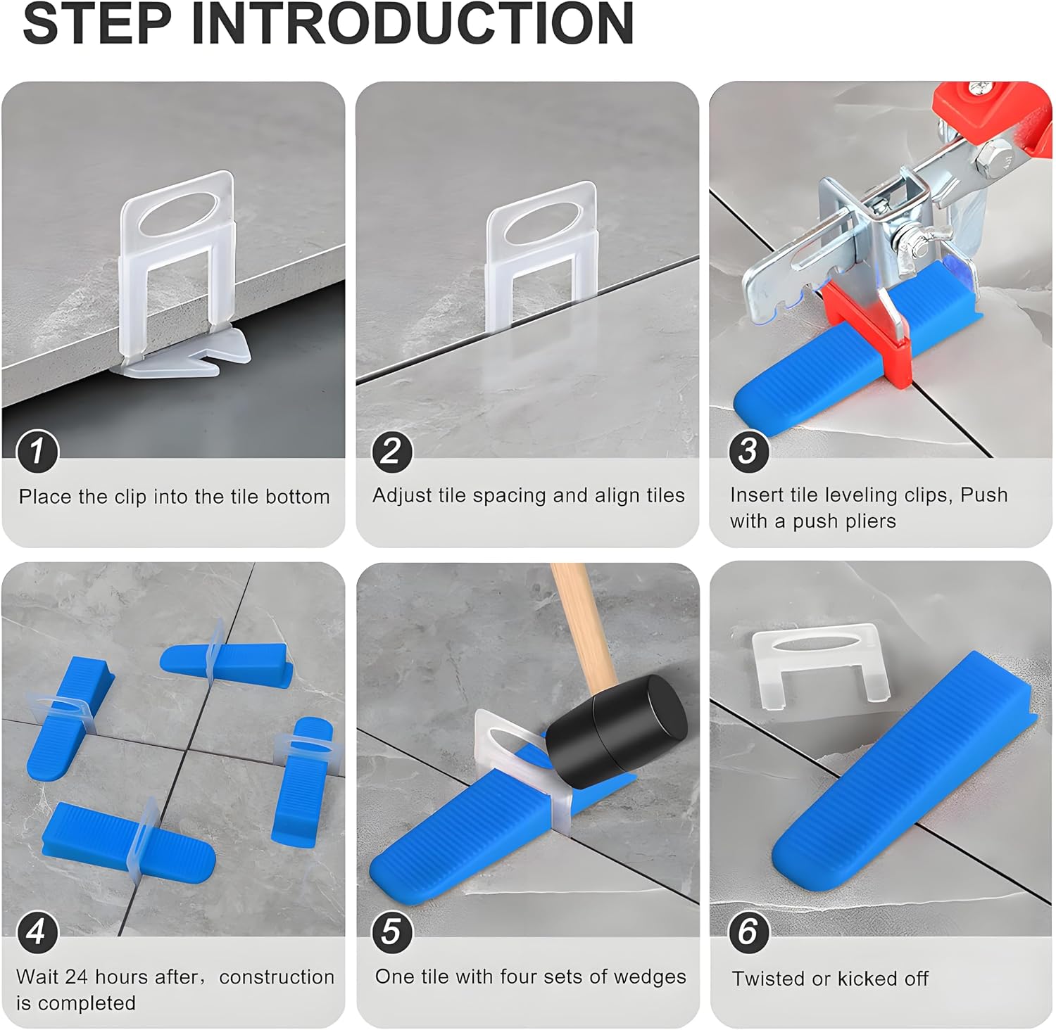 Tile Leveling system Plier Hand Floor Pliers Tiling Installation Tool Tile Locator Leveling System for DIY Ceramic