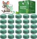Mouse Rodent Repellent, 25 Pack Peppermint Oil Mouse Traps