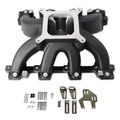 JGhyperX 28095 LS Cathedral Port EFI Intake Manifold for GM LS Black