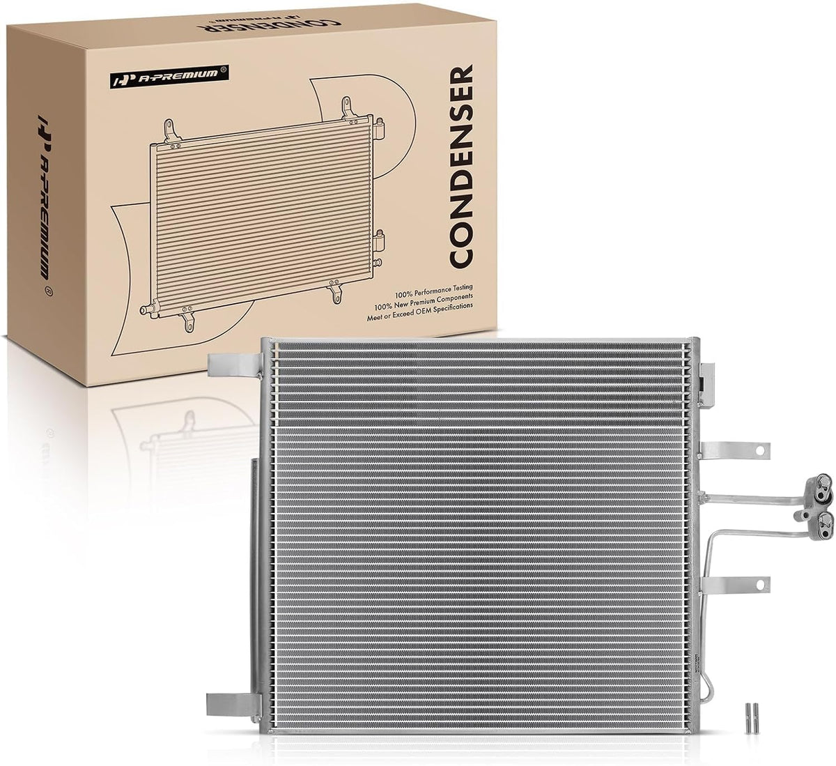 A-Premium Air Conditioning Condenser Compatible with Ram & Dodge
