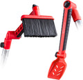 Multi-Angle Gutter Cleaning Tools from the Ground - Gutter Cleaner tool attachment for Threaded Poles - Gutter Scoop