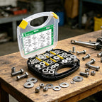 455PCS Fender Washers Assortment, 304 SS, 15 Metric Sizes, M3-M12