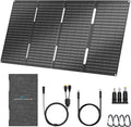 Ecosonique 60W Portable Foldable Solar Panels Charger with USB-C USB-A DC | Fast Charging, Lightweight, ETFE