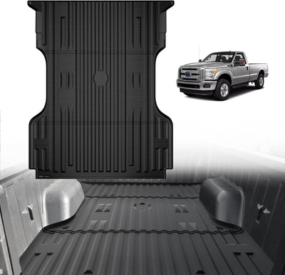 TripleAliners 6.8FT Truck Bed Mat for 1999-2016 Ford Super Duty F250/F350