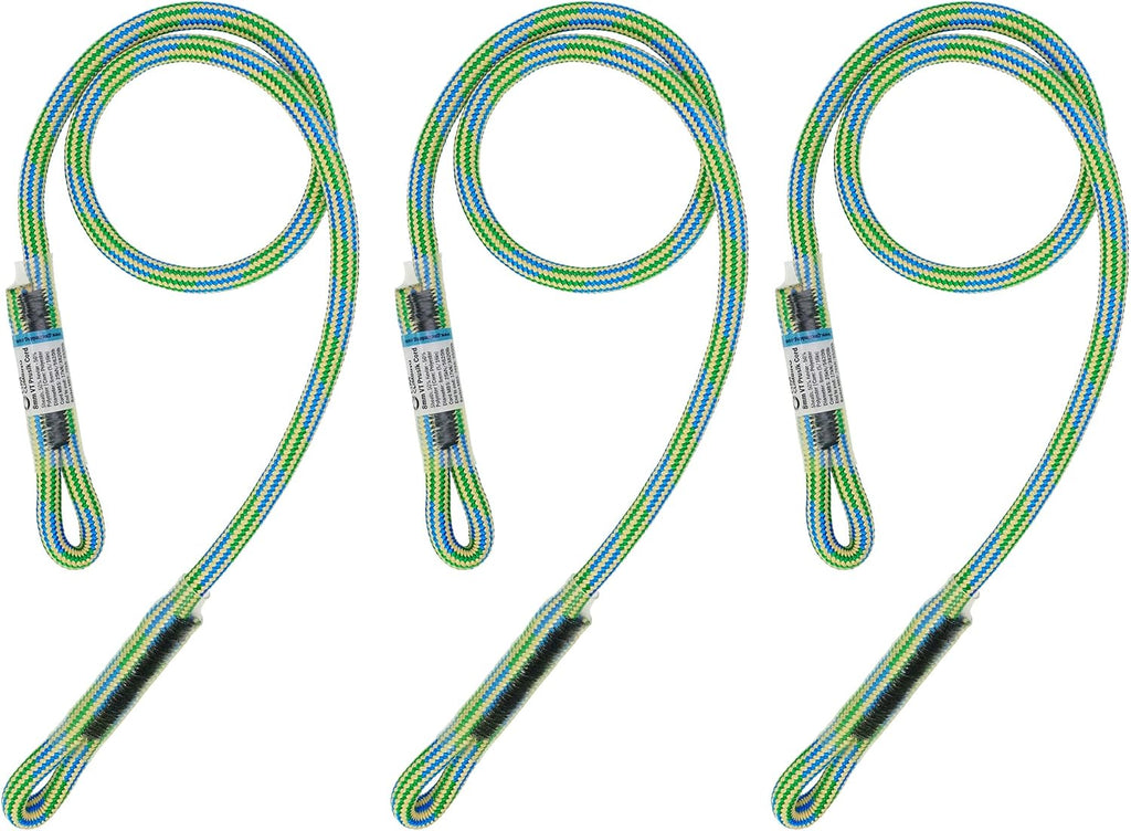 8mm (5/16in) VT Prusik Swen Eye-to-Eye Pre-Sewn Heat Resistant Friction Hitch Cord Kevlar & Polyester 30inch