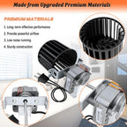 S97009796 Bathroom Fan Motor Assembly for Bulb Ceiling Heater 164-E/G/J/K/L/M & 162-E/G/J/K/L/M Bath Fan Motor Blower Replacement Parts 97009796, S97009758, S99080280