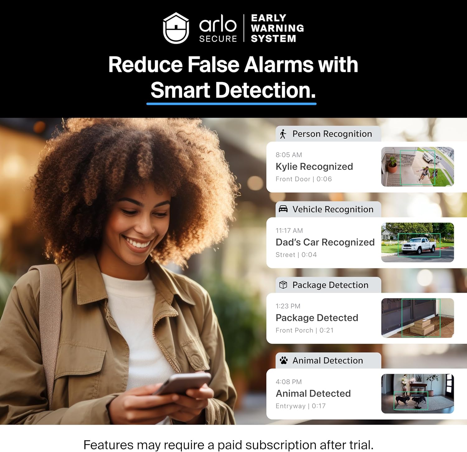 Video Doorbell 2K (2nd Gen, Latest Release), Wireless or Wired, Package Detection, Person & Vehicle Recognition