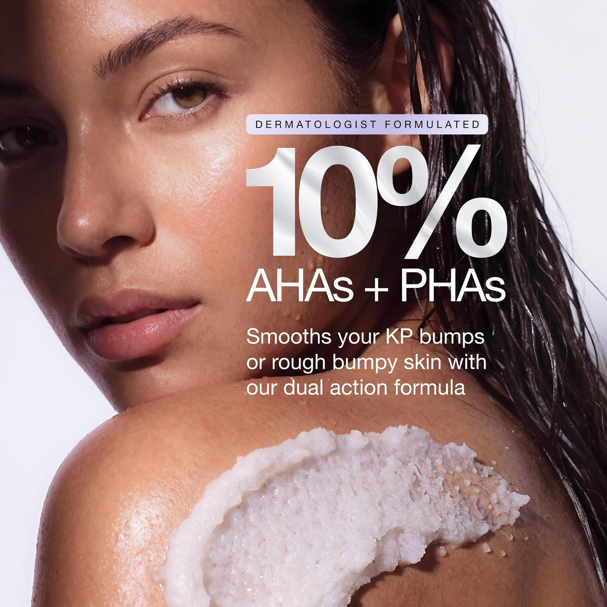 KP Bump Eraser Body Scrub, 10% AHAs + PHAs, Rough & Bumpy Skin