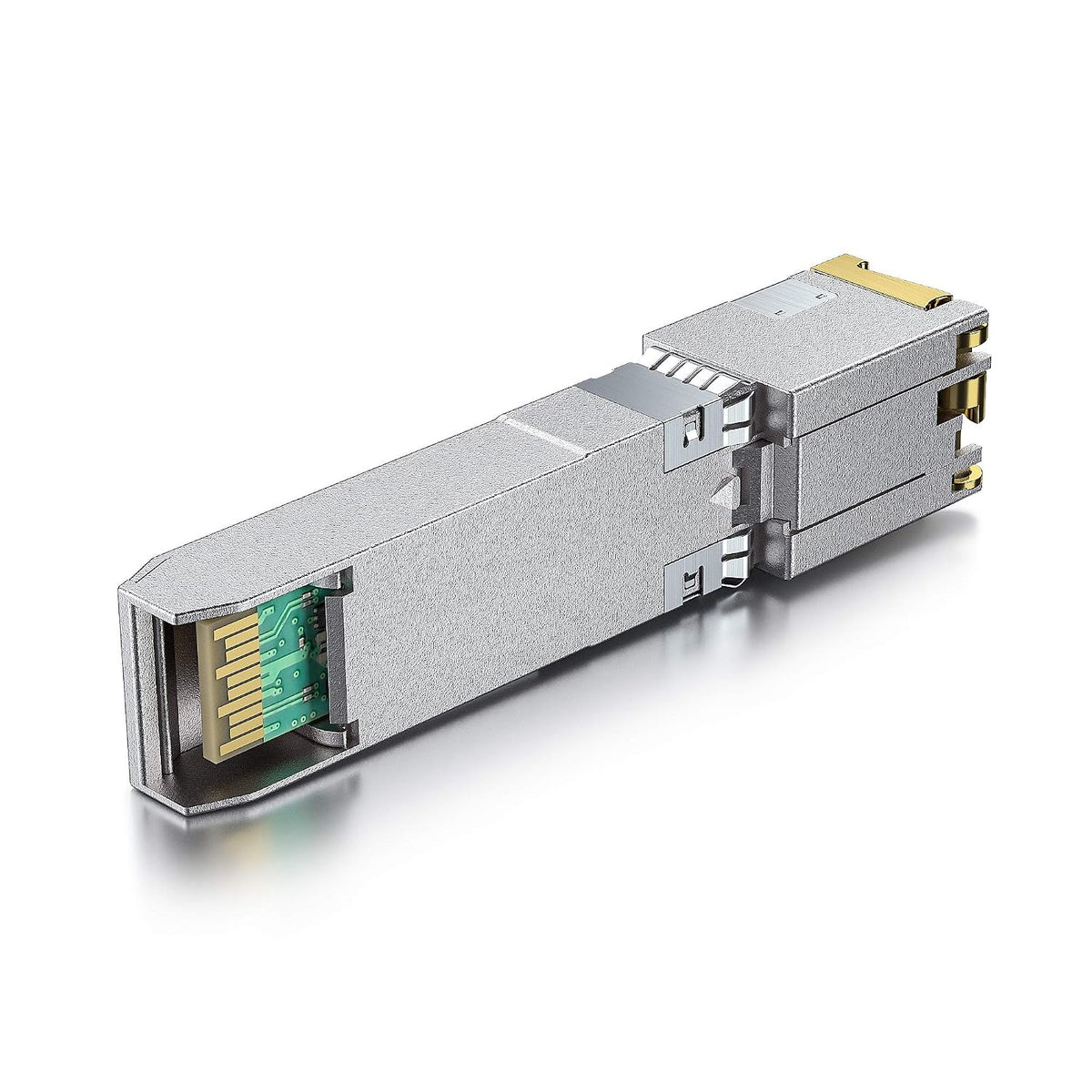 H!Fiber 10Gb SFP+ RJ45 Module, 10Gbase-T Ethernet SFP+ Copper Transceiver Support 10G/5G/2.5G/1.25G, Compatible with Cisco SFP-10G-T-S,Ubiquiti UF-RJ45-10G, UniFi, TP-Link, Meraki, MikroTik, 30m