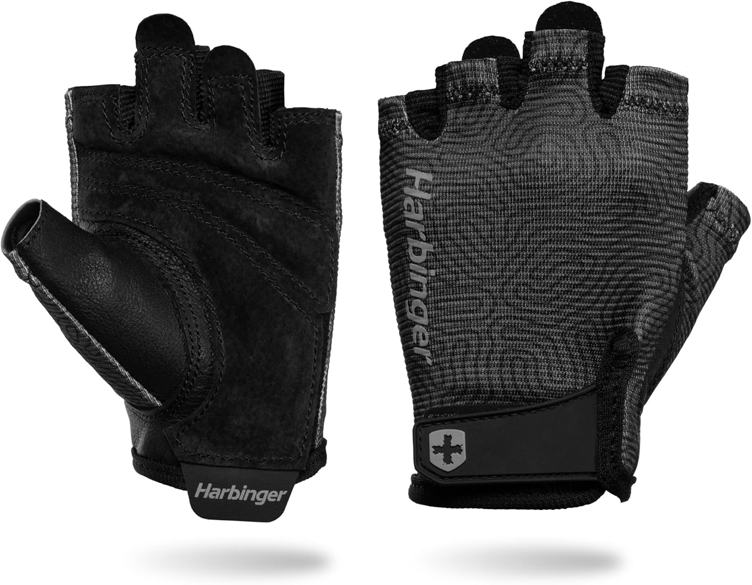Power Gloves 3.0 - Durable Half Finger Weightlifting Gloves with Adjustable Wrist Closure, Breathable Leather Palm