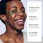 Experience 2 Plus Ear Plugs - Stylish Certified Protection + Mute