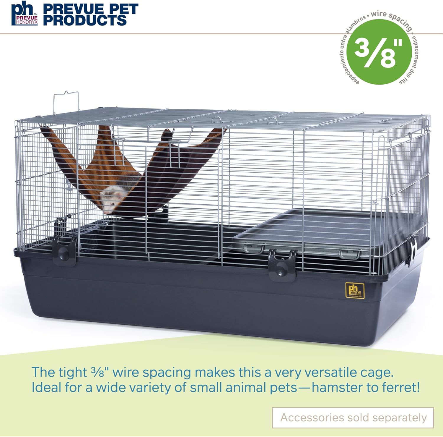Prevue Pet Products Universal Small Animal Home - Small Animal Cage for Hamsters, Guinea Pigs, Ferrets, Dwarf